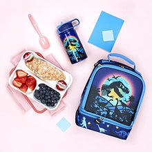 Load image into Gallery viewer, Fringoo - Double Decker Lunch Bag - Dinosaur Design - Lunch Bag for Kids - Lunch Bag with Compartment - Dinosaur Lunch Box, Great School Lunch Bag - Fully Insulated
