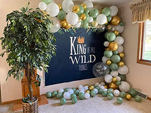 Load image into Gallery viewer, GIHOO 127PCS Olive Green Balloon Garland Arch Kit White Gold Confetti Balloons Retro Green Balloon and Gold Metallic Chrome Latex Balloons Set for Wedding Birthday Balloons Baby Shower Decorations
