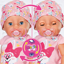 Load image into Gallery viewer, BABY born 827956 43cm Dummy-Realistic Doll with Lifelike Functions-Soft to The Touch, Movable Joints-Eats, Sleeps, Cries &amp; Uses The Potty-11 Accessories-Pink, Magic Girl
