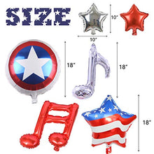 Load image into Gallery viewer, Blue Happy Birthday Foil Balloon Banner Superhero Party Decorations for 1st 2nd 3rd 4th 5th 6th 7th 8th 9th Boy Birthday Decorations (Superhero)
