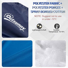 Load image into Gallery viewer, Outsunny Single Mummy Sleeping Bag Envelope Sleeping Bag 3 Season for Adults Warm Lightweight for Camping Hiking Outdoor, Blue, 210 x 75 x 5 cm
