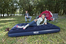Load image into Gallery viewer, Bestway Comfort Quest Flocked Double Air Bed, Blue, 75 x 54 x 8.75 Inch
