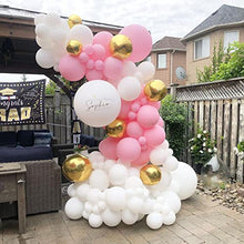 Load image into Gallery viewer, MUAEEOK White Balloons 84 pcs White Balloons Garland Arch Kit 5 inch +12 inch +18 inch Pastel White Balloons Happy Birthday Balloons Baby Shower Decorations Wedding Balloons (Pastel White)

