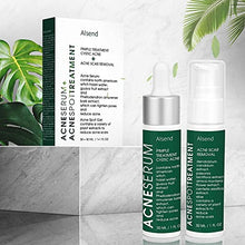 Load image into Gallery viewer, Acne Treatment, GIMGO Acne Scar Removal Serum, Spot Treatment, Cystic Acne Serum for Reduction in Spots,Pimple,Pore Minimizer, Acne Treatment Serum for All Skin of Teen&amp;Women&amp;Men,30ml+30ml (2oz)
