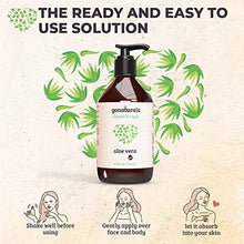 Load image into Gallery viewer, GONATURALS Pure Aloe Vera Gel For Face - Pure Organic Aloe Vera Gel Rich in Vitamin A, C, E &amp; Serving As An Acne Moisturiser - 100% Aloe Vera Gel for Hair - Alternative to Aloe Vera Cream, 250ml
