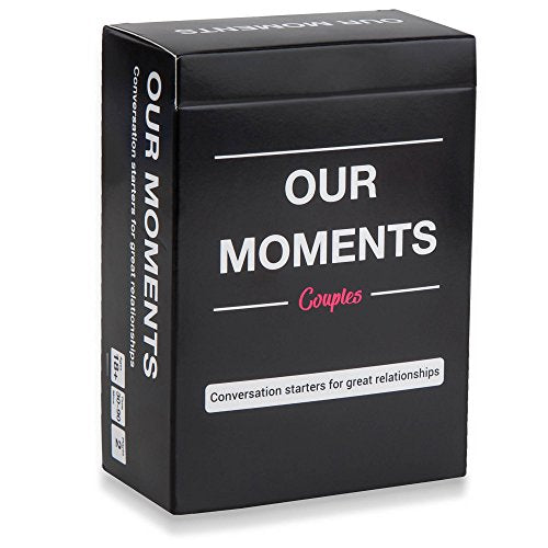 OUR MOMENTS Couples: 100 Conversation Starters for Great Relationships - Fun Conversation Cards Game for Couples