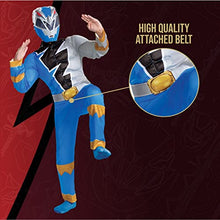 Load image into Gallery viewer, Disguise Muscle Blue Power Rangers Costume Dino Fury, Superhero Costumes For Kids Size L
