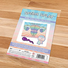 Load image into Gallery viewer, Baby Shower Games - Sperm Splat – Unlimited Players | Winner Prize | XL Poster | Sticky Splat Included for Fun boy, Girl, Neutral/Unisex Baby Shower Party | Group Baby Shower Game | Gender Reveal
