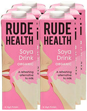 Load image into Gallery viewer, Rude Health Organic Soya Drink, 1 Litre (Pack of 6)
