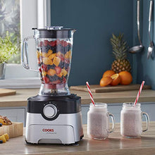 Load image into Gallery viewer, Cooks Professional Food Processor Blender Multifunctional Kitchen Chopper, Includes Accessory Drawer 1000W Black/Silver
