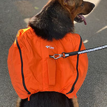 Load image into Gallery viewer, Dog Backpack for Hiking, Multifunctional Dog Day Pack Zippered Travel Dog Saddle Bag Outdoor Hiking Backpack with 2 Capacious Side Pockets for Small Medium Large Dogs Orange XS
