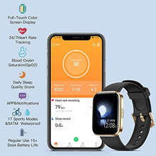 Load image into Gallery viewer, AcclaFit Smart Watch Fitness Tracker, Full Touch 5 ATM Waterproof Smartwatch, Step Counter Watch for Kids Women Men for Android iPhone
