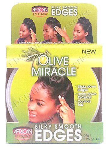 New African Pride Olive Miracle Silky Smooth Edges Moisturizing Formula 64g