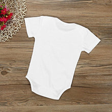 Load image into Gallery viewer, squarex Baby Boys Girls Letter Print Romper Jumpsuit Outfits Clothes (0-6Months, White A)
