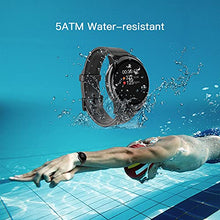 Load image into Gallery viewer, Smart Watch for Men, 360 x 360 Resolution Color Screen Smartwatch Fitness Tracker, 5ATM Waterproof Activity Trackers Watch Pedometer, Smart Watches for Men Women Kids for Phone Android
