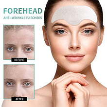 Load image into Gallery viewer, Forehead Wrinkle Patches Facial Wrinkle Patches Anti-Wrinkle Pads Smoothing Forehead Wrinkle Stickers Forehead Lines Age Lines Resistant Masks Wrinkle Remover Strips for Women and Men-10pcs

