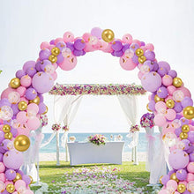 Load image into Gallery viewer, Pink and Purple Balloons - 122pcs Pink and Purple Balloon Arch Kit with Gold Butterfly, Pink and Purple Balloon Garland Kit for Wedding Girls Baby Shower Birthday Anniversary Festival Party
