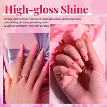 Load image into Gallery viewer, Beetles Valentine's Day Glitter Baby Pink Red Gel Nail Polish Set 6 Colors Pink White Gel Polish Kit Soak Off LED Lamp Nail Gel Kit Christmas New Year Girlfriend Gift for Women Mom Manicure Kit
