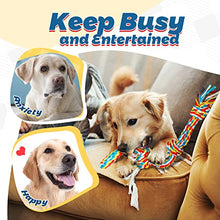 Load image into Gallery viewer, XL Dog Rope Toys for Aggressive Chewers - Set of 2 Heavy Duty XL Dog Rope Toy for Large Breed Puppy- 100% Cotton Strong, Sturdy Rope - Medium and Large Dogs for Chewing, Teething, Tug of War
