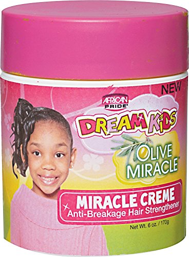 African Pride Dream Kids Olive Miracle Anti-Breakage Hair Strengthener Miracle Crème 170 g/6 oz