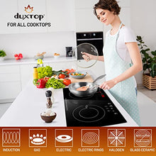 Load image into Gallery viewer, Duxtop SSIB-17 Professional 17 Piece Stainless Steel Induction Cookware Set, Impact-Bonded Technology
