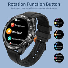Load image into Gallery viewer, Smart Watch for Men,Bluetooth Watch Make or Answer Calls with Microphone Speaker,Fitness Tracker Watch with Heart Rate Sleep Monitor 20 Sports Modes,IP67 Waterproof for Android iOS (Black)
