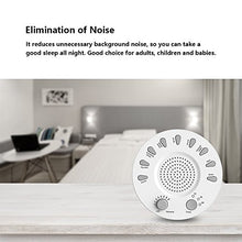 Load image into Gallery viewer, Sleep White Noise Machine, 9 Soothing Natural Sounds Therapy for Insomnia, Sleeping Trouble, Seniors, Office Break etc.Rest Easily with Timer Options, USB or Battery Powered-White
