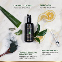 Load image into Gallery viewer, Aloe Vera Gel ORGANIC – Vegan Skin Care - 200 ml Glass Bottle - Natural Cosmetics With Hyaluronic Acid, Spirulina &amp; Jasmin (200ml, Gel)
