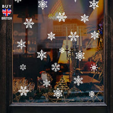 Load image into Gallery viewer, Articlings 42 Original Snowflake Window Clings | Fabulous Static PVC Stickers
