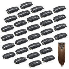 Load image into Gallery viewer, Dreamlover Hair Extensions Clips, 6 Teeth Wig Clips for Wigs, 30 Pack
