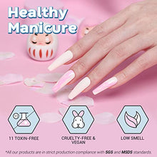 Load image into Gallery viewer, Modelones Gel Nail Polish, 6 Pink Cherry Colors Gel Polish Kit Nude Pink Glitter Spring Summer Nail Polish Gel Red Color Changing Gel Nail Soak Off DIY Nail Art 2022 Popular Mother's Day Gift Manicure
