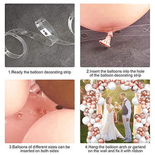 Load image into Gallery viewer, GRESAHOM Rose Gold Balloon Arch Kit , 145pcs Rose Gold Confetti Balloon Garland Kit with 18inch White Balloon Party Balloons Set for Women Girls Birthday Party Wedding, Hen Party, Anniversary
