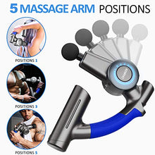 Load image into Gallery viewer, Massage Gun, RENPHO Message Gun Deep Tissue Muscle Massager with Adjustable Arm and 6 Massage Head, Percussion Handheld Electric Muscle Massager Lightweight Portable for Muscle Massage Relax
