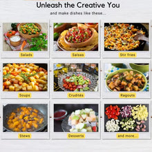 Load image into Gallery viewer, Brieftons QuickPush Food Chopper (Classic): Kitchen Vegetable Fruit Dicer, Onion Tomato Potato Fries Cutter, with 2 Dicing Blades, 5 Bonus Recipe Ebooks
