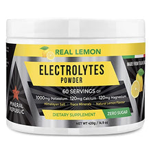 Load image into Gallery viewer, Mineral Republic Electrolytes Powder Supplement for sugar free drinks rich in Potassium Calcium Magnesium and Himalayan Salt (Sodium). Balanced Mix of Multiminerals for Keto and Fasting Diets

