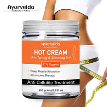 Load image into Gallery viewer, Anti Cellulite Treatment Hot Cream - SkinToning &amp; Slimming Gel 87% Organic Deep Muscle Relaxation 250 g
