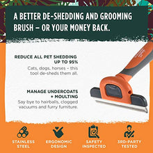 Load image into Gallery viewer, Shedding Brush Deshedding Tool by Simply Natural – Stainless Steel Deshedding Tool for Dogs and Deshedding Tool for Cats with Removable 10cm Shedding Blade
