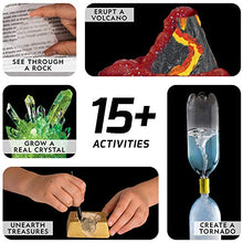 Load image into Gallery viewer, National Geographic Earth Science Kit - Over 15 Science Experiments &amp; STEM Activities for Kids, Includes Crystal Growing Kit, Volcano Science Kit
