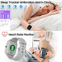 Load image into Gallery viewer, Smart Watch, Blackview Fitness Tracker with Heart Rate Monitor, Sleep Tracking &amp; SpO2, 5ATM Waterproof Pedometer Watch, Touchscreen Smartwatch for Women Men Compatible with iOS and Android Phones
