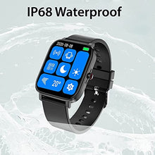 Load image into Gallery viewer, Smart Watch, Dbasne Fitness Tracker 1.69" Touch Screen Fitness Watch with Heart Rate Sleep Monitor, 8 Sports Modes IP68 Waterproof Smartwatch for Men Women Sleep Sport Activity Tracker for iOS Android
