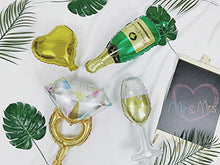 Load image into Gallery viewer, Engagement Wedding Decorations,Gold Engaged Banner, Photo Banner and Set of 12+5 Balloons for Engagement/Wedding Party
