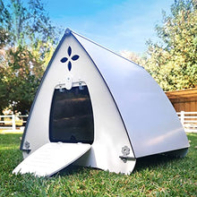 Load image into Gallery viewer, Outdoor Cat House, Shelter for Feral Cats, Kennel for Small Medium Pets ,Raised Floor, Weatherproof for All Seasons (Daisy)
