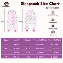 Load image into Gallery viewer, FLYISH DIRECT Baby Sleeping Bag 1 TOG, Toddler Sleeping Bag with Feet, Baby Sleep Sack, Super Soft Fleece Sleeping Bag for Baby, 18-24 months, Pink Bowknot
