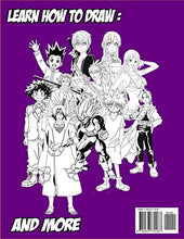 Load image into Gallery viewer, How To Draw Anime: Drawing Step By Step For Beginners - Most Know Anime Characters
