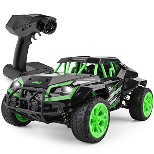 GizmoVine Remote Control Car, 4WD Off Road RC Car, 2.4GHz 15.5MPH High Speed Racing Toy Car for Kids & Adults
