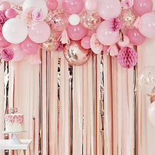 Load image into Gallery viewer, Ginger Ray Blush and Peach Balloon and Fan Garland Party Backdrop Mix
