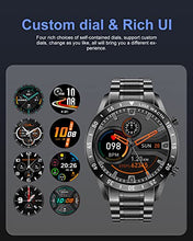 Load image into Gallery viewer, Smart Watch for Women Men, with Make/Answer Call Text Notification Heart Rate Sleep Monitor Music Speaker, 1.69&quot; Touch Screen Fitness Watch IP67 Waterproof Activity Tracker for IOS Android (black2)
