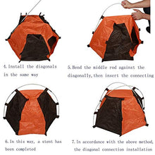 Load image into Gallery viewer, OUGE Portable Folding Dog Tent Cat House Bed, Outdoor Waterproof Animals Shelter Wigwam, Summer Beach Sunscreen Rabbit,Travel Camping pet Cage in Car, Door Entrance size 20 * 24 cm
