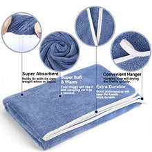 Load image into Gallery viewer, TAIYUNWEI Dog Towel, 2 PACK LARGE &amp; SUPER Absorbent Microfibre Pet Towel, Microfiber Pet Bath Towel for Dogs Cats, Machine Washable &amp; Dryable
