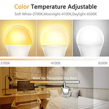 Load image into Gallery viewer, Makion WiFi Smart Light Bulb B22 Bayonet 60W Equivalent,Dimmable RGBCW Multicolor Light Bulb Work with Alexa, Google Home and IFTTT,No Hub Required,A19 60W Changing Bulb[Energy Class A++]
